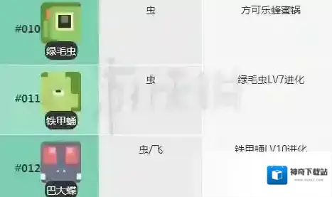 宝可梦探险寻宝绿毛虫食谱 绿毛虫料理进化技能介绍