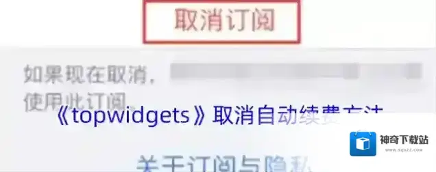 topwidgets自动续费