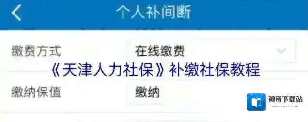 天津人力社保缴费