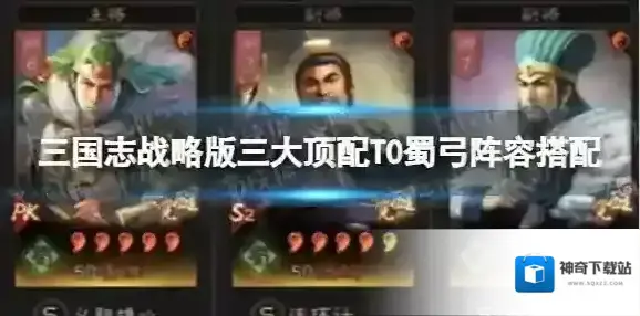 三国志战略版三大顶配T0蜀弓 诸葛亮庞统姜维