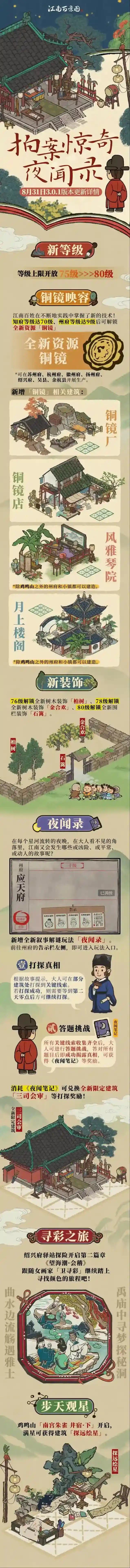 江南百景图【拍案惊奇夜闻录】3.0.1版本详情