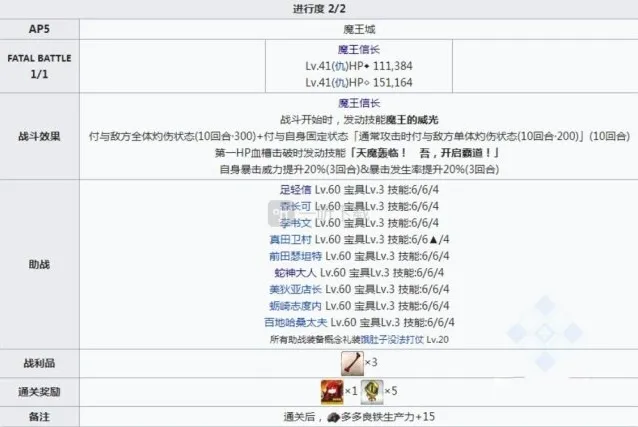 命运冠位指定魔王信长