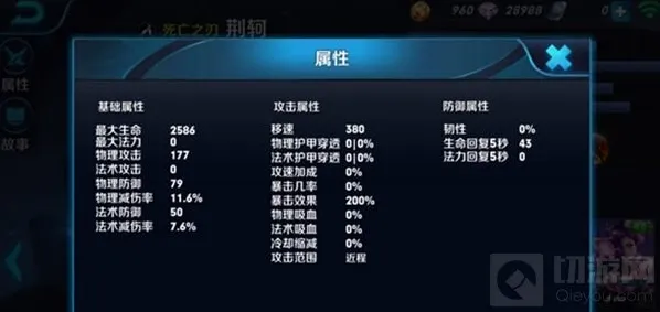 王者荣耀能力
