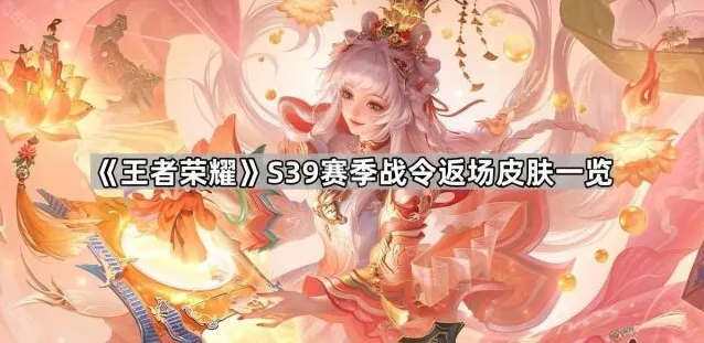 王者荣耀返场皮肤