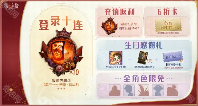 第五人格周年庆活动