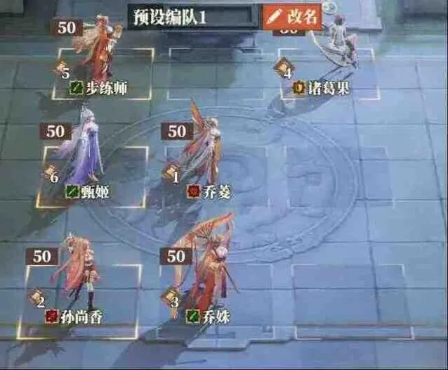 三国志女团阵容生存配置详解