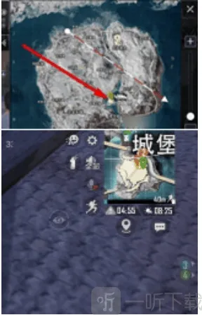 和平精英极光堡位置详解教程