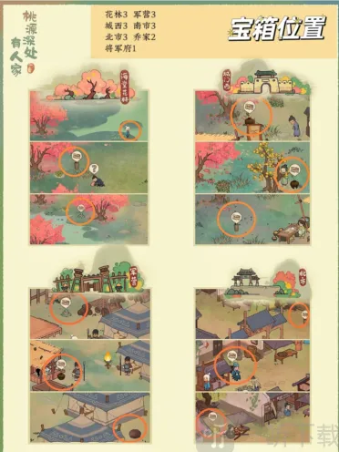 桃源深处有人家南有乔木挖宝寻萝位置玩法
