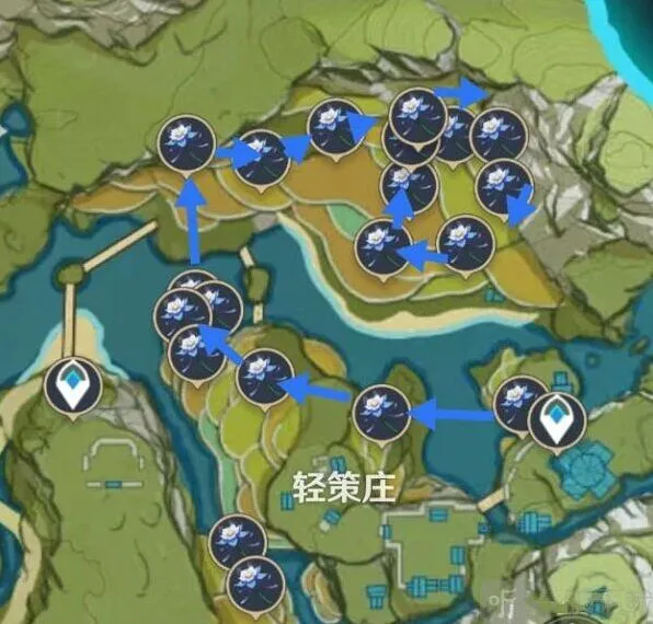 一路琉璃百合采集点分布图位置一览2022教程