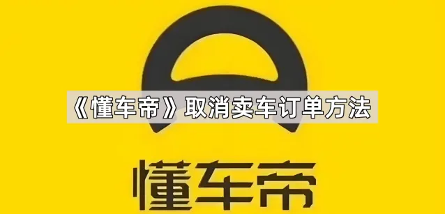懂车帝卖车