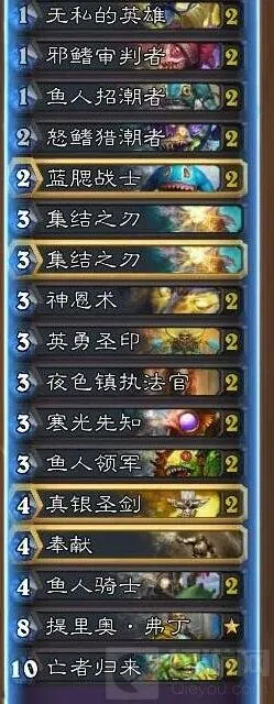 标准模式鱼人骑《炉石传说》教程