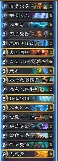一路炉石传说萨满卡组玩法攻略