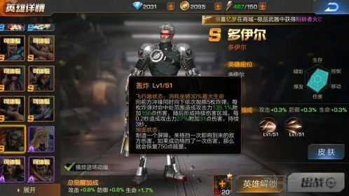 魂斗罗归来铁血指挥官技能详解教程
