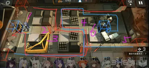 明日方舟4-3低练度通关攻略