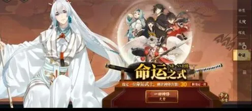执剑之刻命运之式SSR武士培养攻略