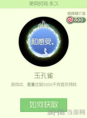 球球大作战玉孔雀光环永久皮肤获取
