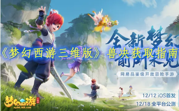 梦幻西游三维版兽决获取全指南