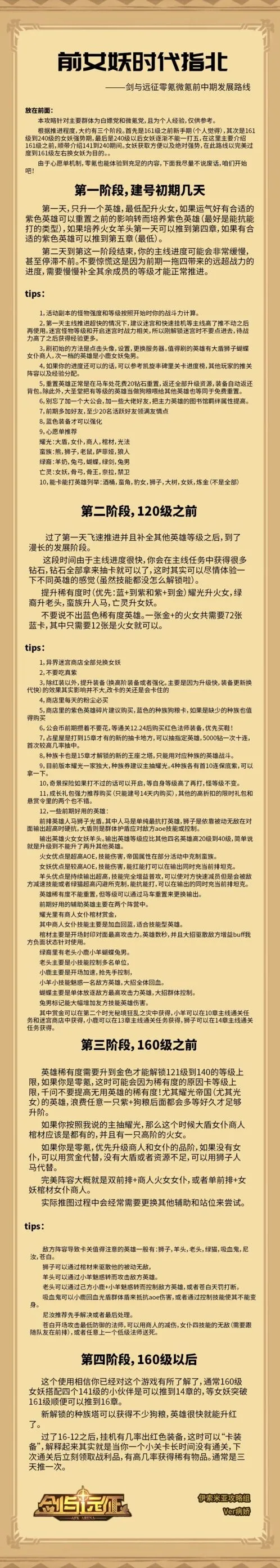 剑与远征新手阵容搭配教程