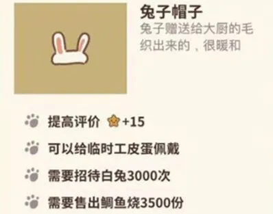 动物餐厅兔子帽子解锁攻略指南