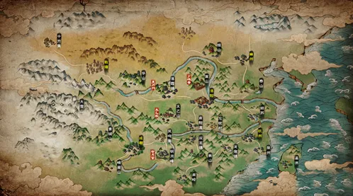 烟雨江湖明月山资源分布完整汇总