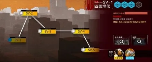 明日方舟突袭SV1四星干员打法