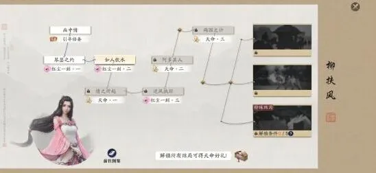 天涯明月刀手游柳扶风天命结局攻略详解