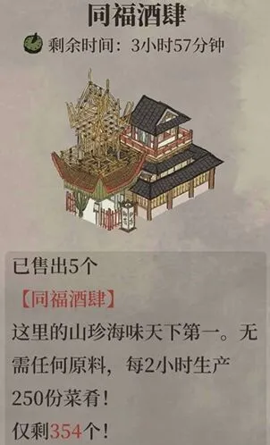 江南百景图同福酒肆获取方式攻略