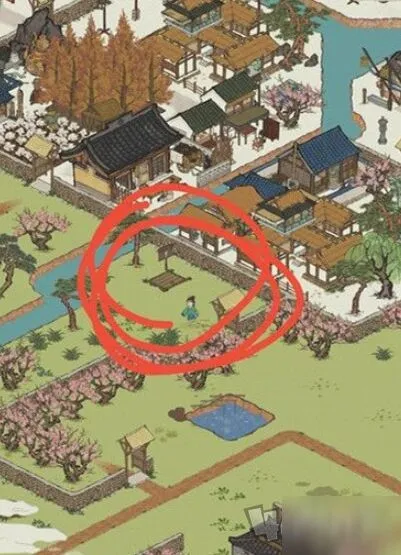 江南百景图桃花村地下宝库位置玩法