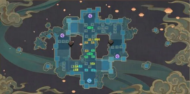 原神难度4三星参差争电光地图全解