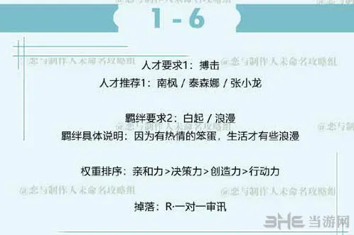 恋与制作人三星