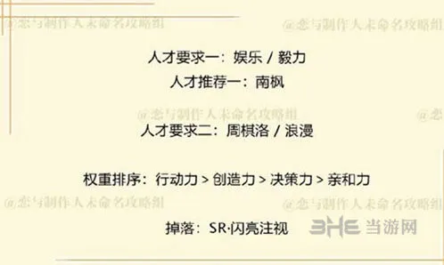 恋与制作人周棋洛拍摄副本6-6过关攻略
