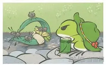 旅行青蛙河边打水明信片收集指南
