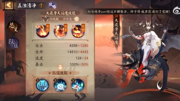 阴阳师不朽之目牛鬼80层高效刷法攻略