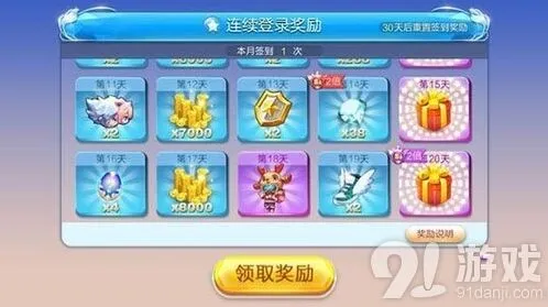 天天酷跑1月签到奖励攻略全集