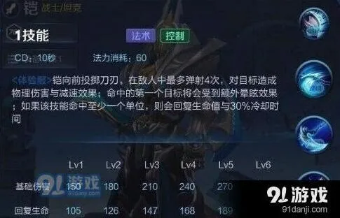 王者荣耀技能
