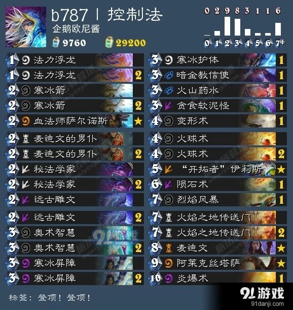 炉石传说4月26日卡组推荐登顶控制法中速猎教程分享