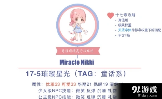 奇迹暖暖18-5公主级高分玩法