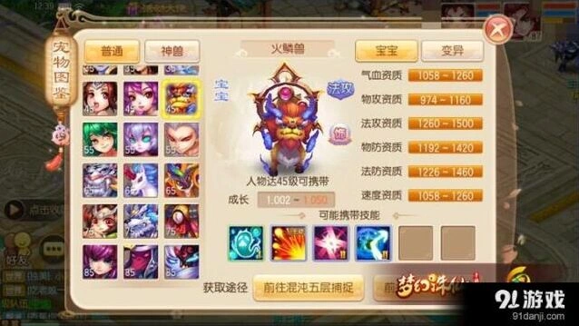 梦幻诛仙火鳞兽护符选择技巧