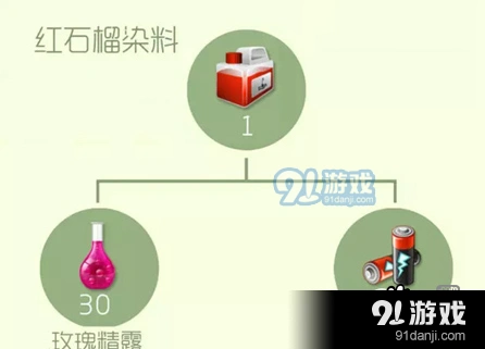 球球大作战红石榴染料合成全流程
