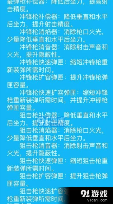荒野行动补偿器性能提升