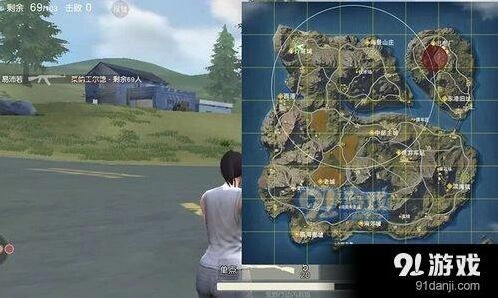 荒野行动灯塔城地图攻略，资源分布玩法指南