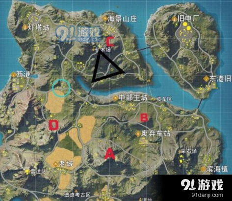 荒野行动单人降落点玩法指南