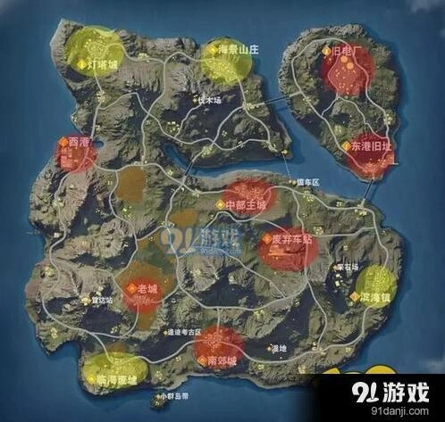 荒野行动雾天落点选择完全指南