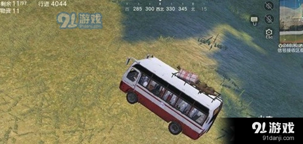 荒野行动乡镇小巴车上手指南