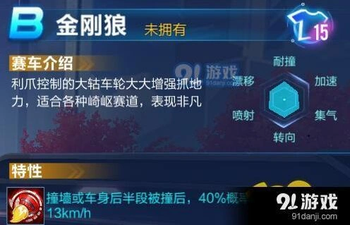 QQ飞车手游金刚狼紫爵谁更适合排位