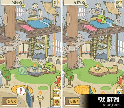 旅行青蛙楼梯使用玩法