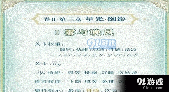 奇迹暖暖第二卷3-1完美高分搭配攻略