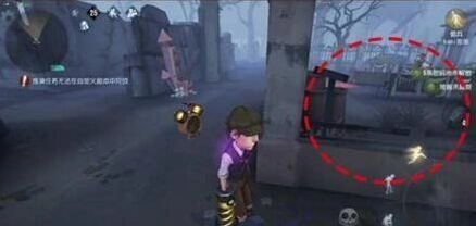 第五人格红教堂花园小木屋无敌点