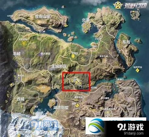 荒野行动水厂物资分布搜索攻略