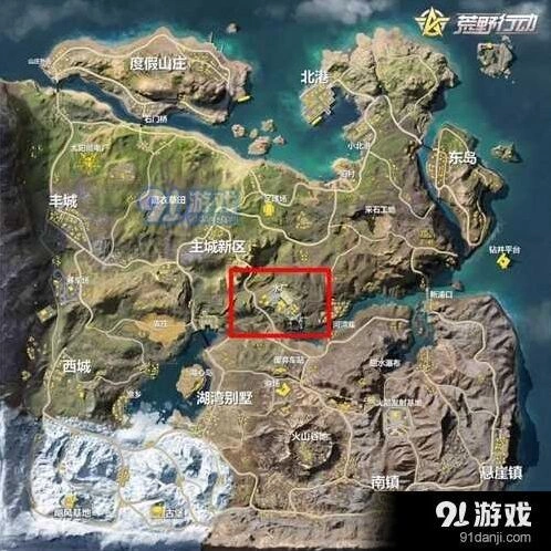 荒野行动水厂地图解析 实战玩法教程